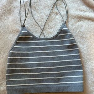 No boundaries grey work out tank